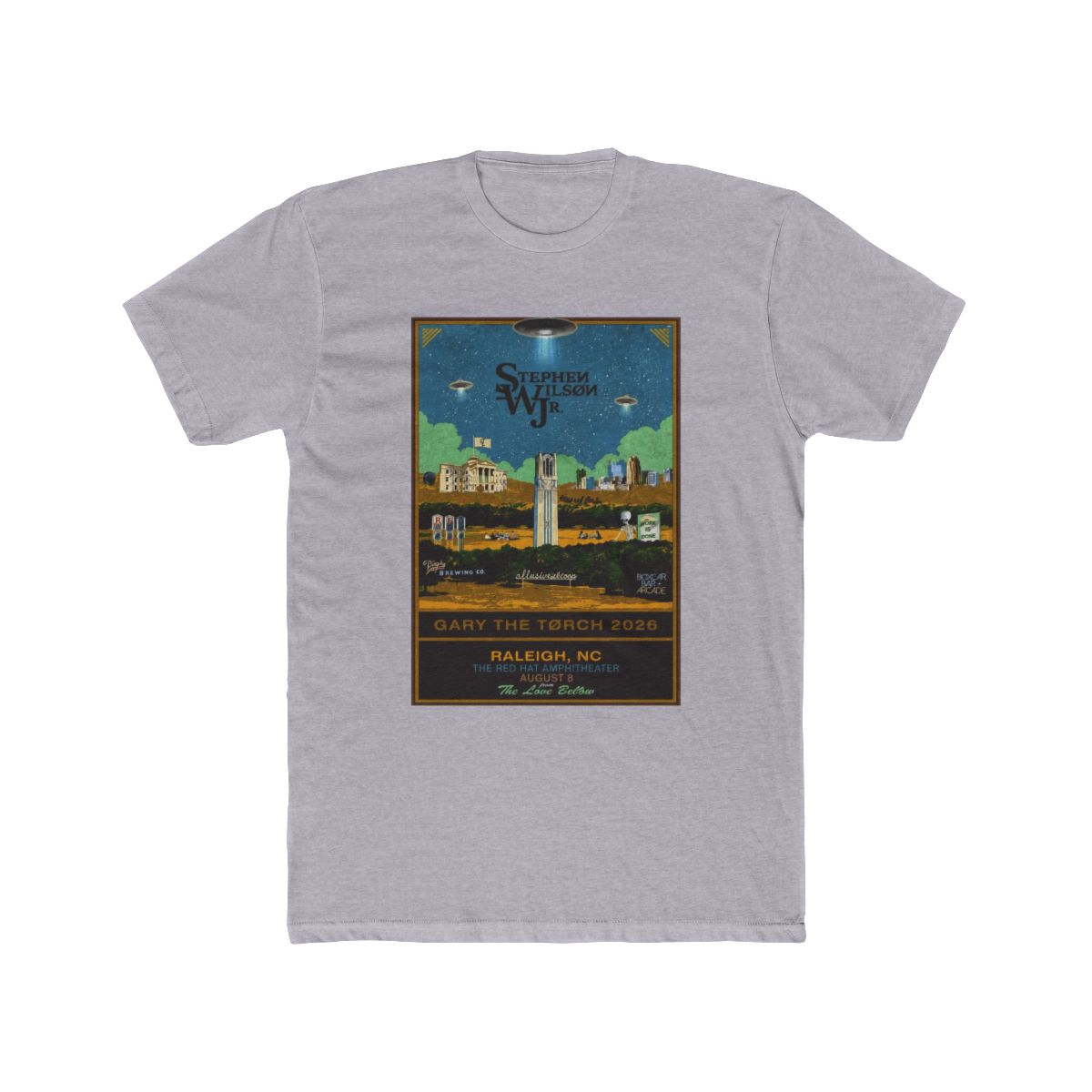 Stephen Wilson JR. In Raleigh NC On Aug 8 2026 Tour T Shirt