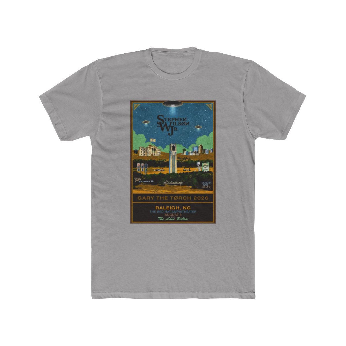 Stephen Wilson JR. In Raleigh NC On Aug 8 2026 Tour T Shirt - Official T-Shirts merchandise