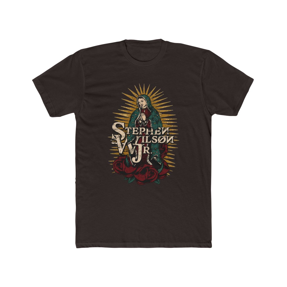 Lady of Guadalupe Coozie | Stephen Wilson Jr - alternate angle 2, merchandise