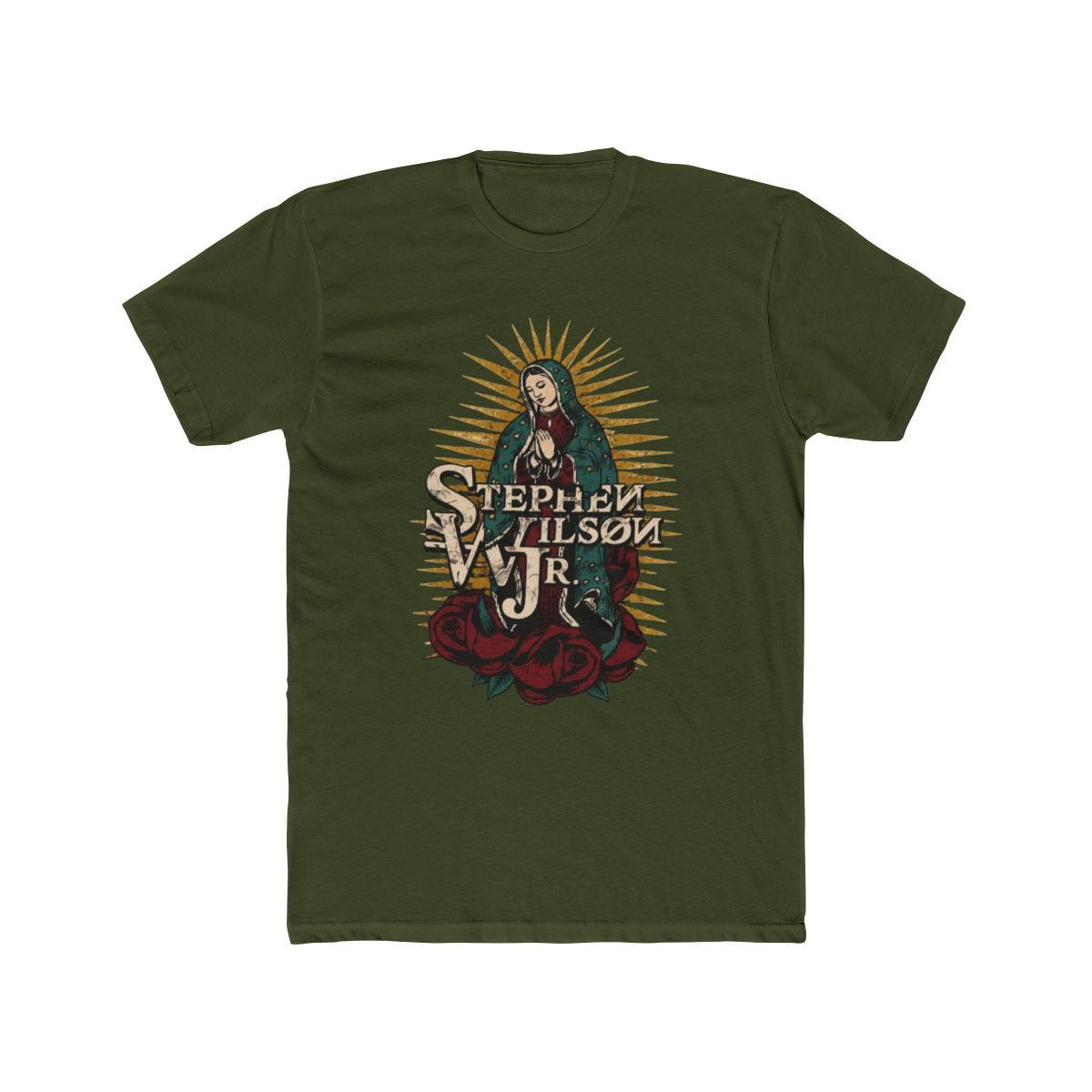 Lady of Guadalupe Coozie | Stephen Wilson Jr - alternate angle 4, merchandise
