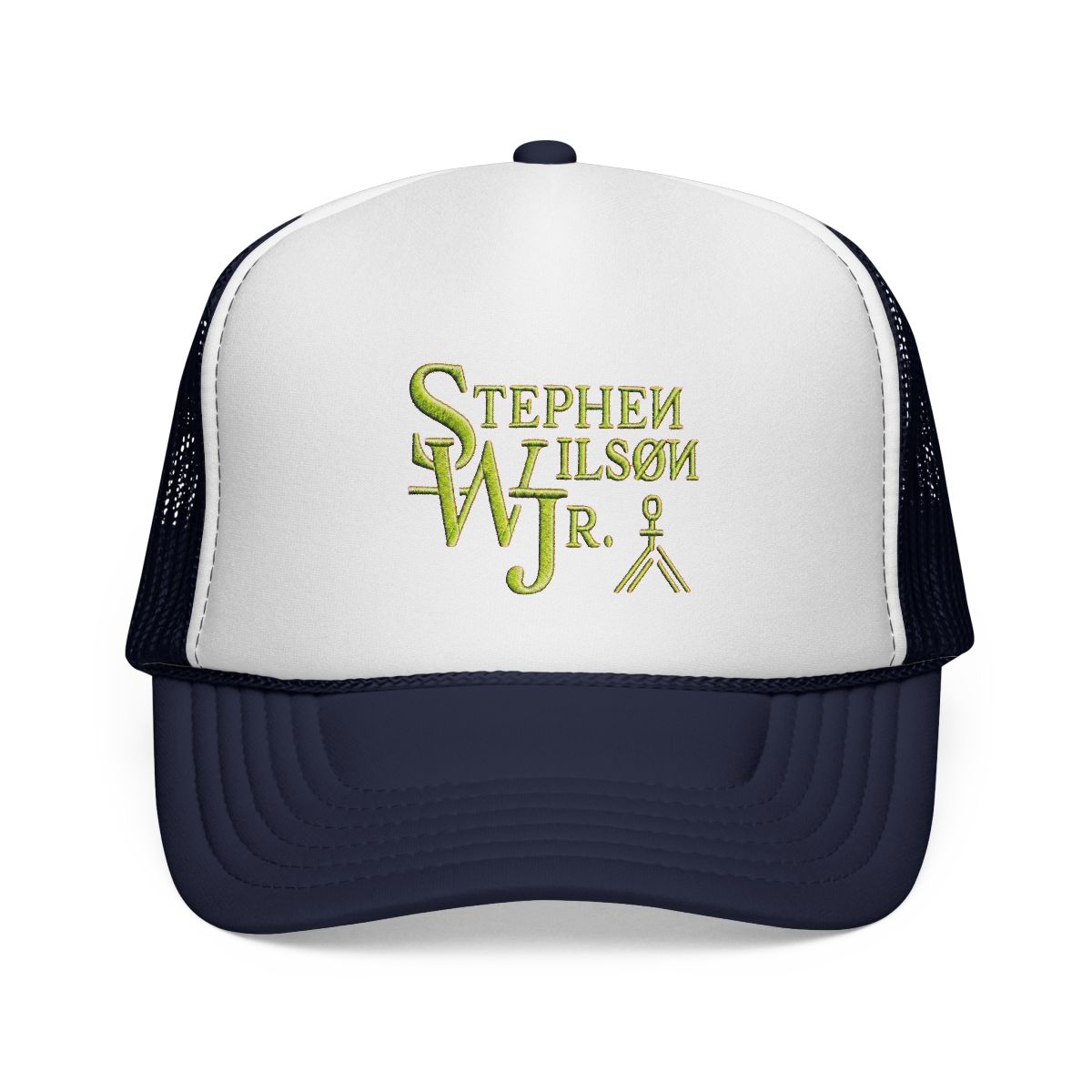 Orange Camo Trucker Hat | Stephen Wilson Jr - alternate angle 3, merchandise