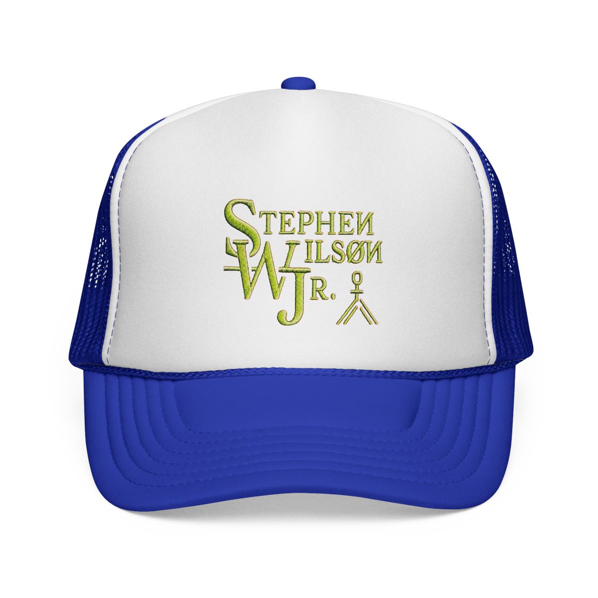 Orange Camo Trucker Hat | Stephen Wilson Jr - alternate angle 4, merchandise