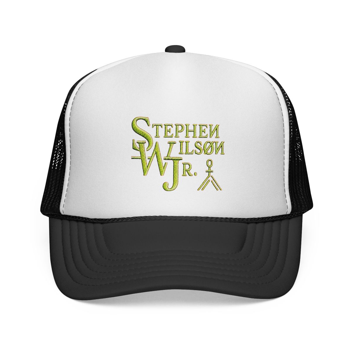 Orange Camo Trucker Hat | Stephen Wilson Jr